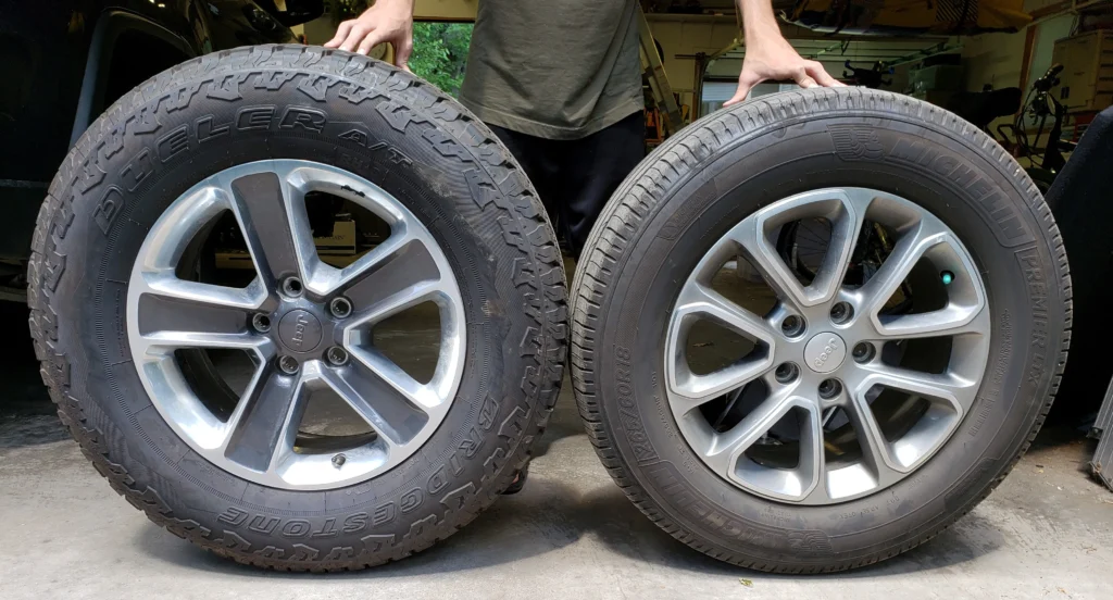 Comparing Wrangler And Grand Cherokee Wheels