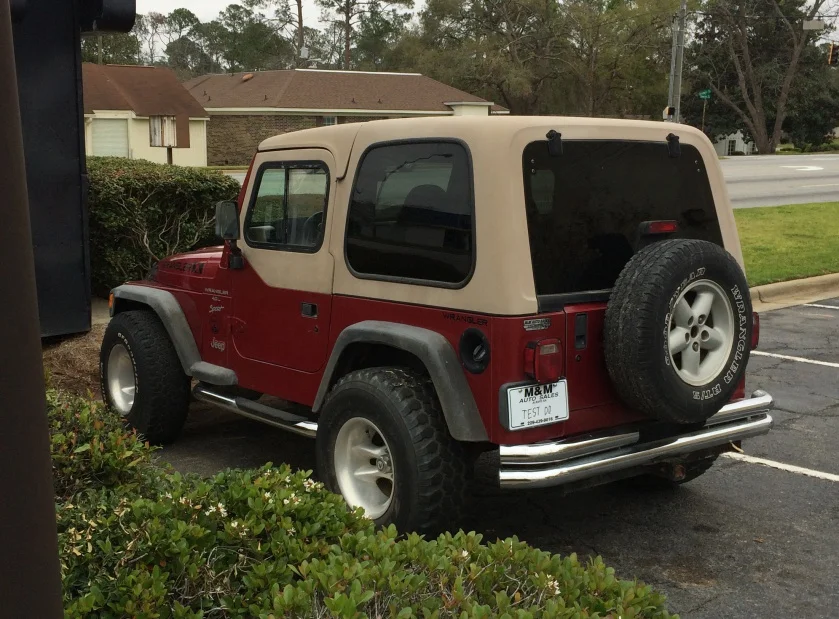 Jeep Wrangler rear window replacement